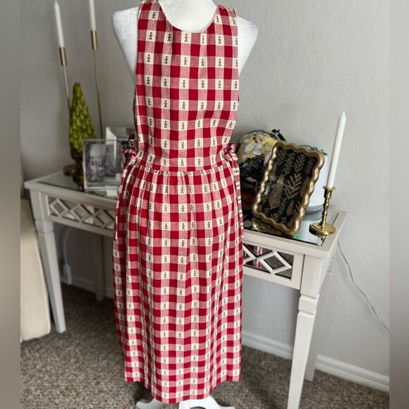 Vintage Marianna Originals Christmas dress gingerbread man - Picture 4 of 8